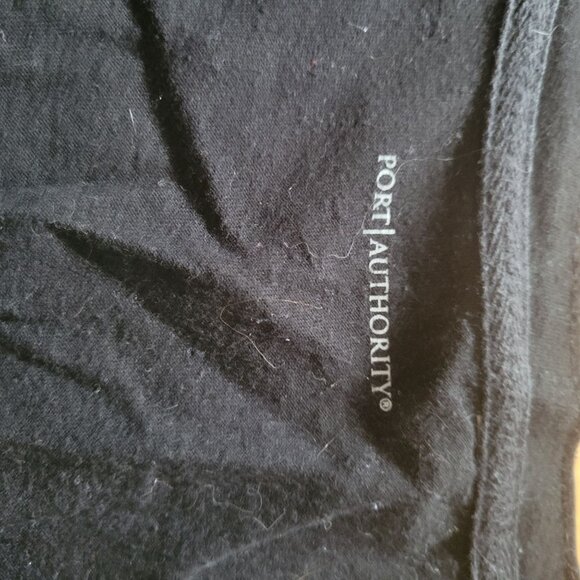 Heritage Cycles Black V-Neck Tee Shirt With Gold Fleur-De-Lis Graphic Womens - Picture 4 of 4